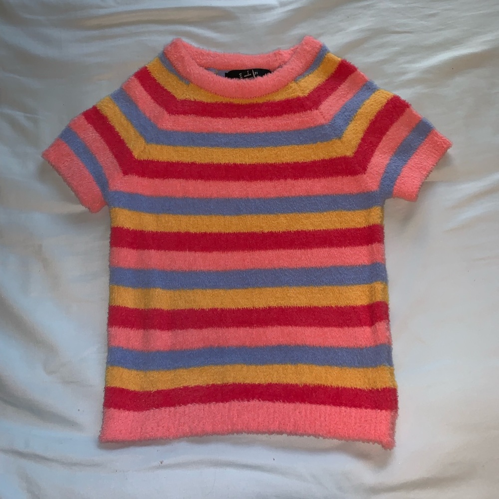 Rainbow stripe sweater
